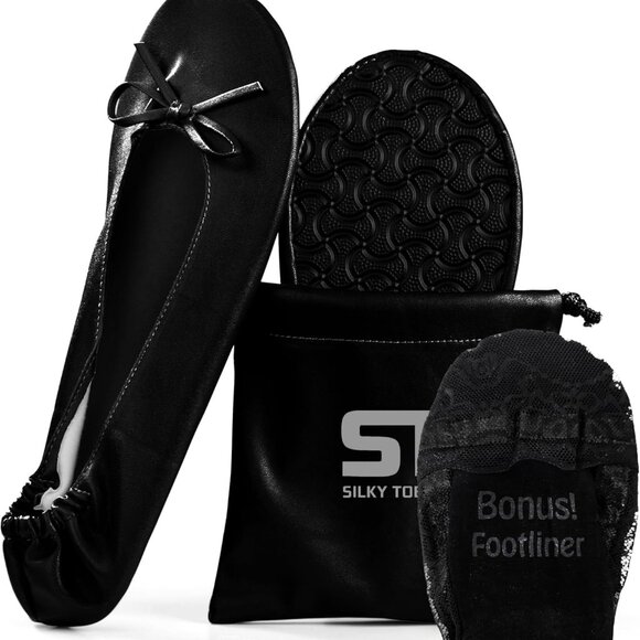 Foldable Flats for Women Purse Ballet Shoes Ballerina Slippers - Picture 1 of 7